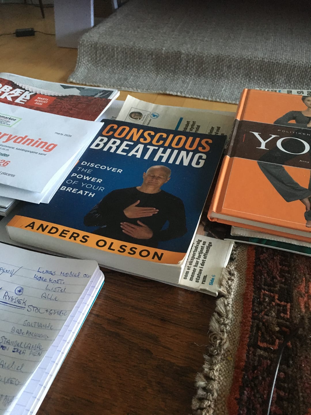 Customer photo review of Book Conscious Breathing
