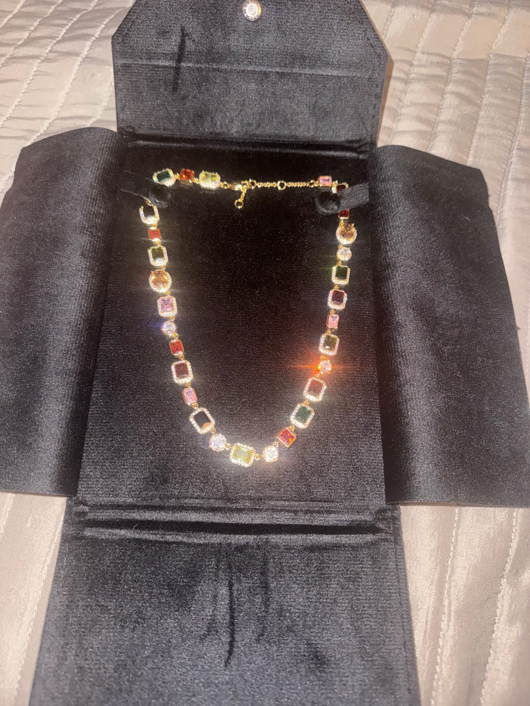 Customer photo review of Solstice Purely Gems Necklace (No Motifs/Crosses)