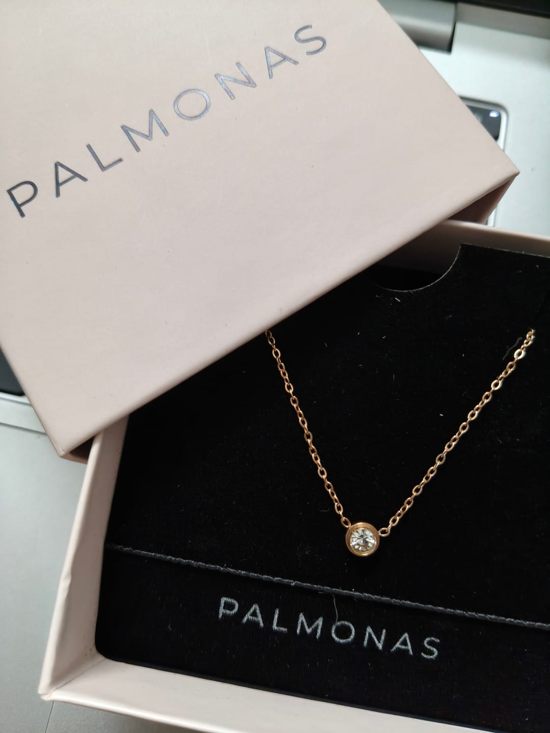 Customer photo review of Stone & Strand Necklace