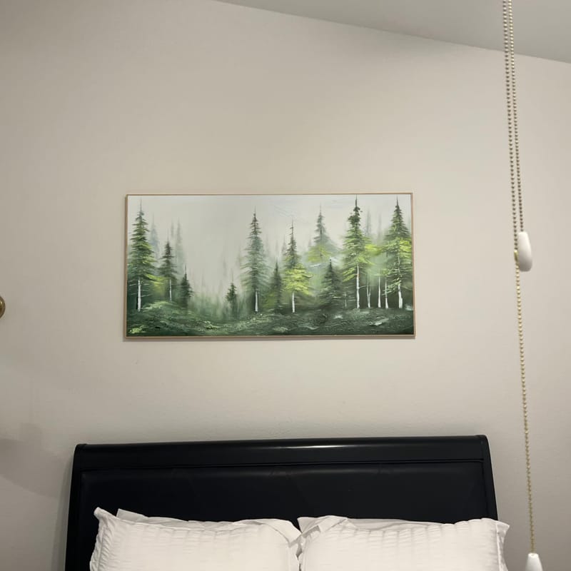 Customer photo review of Flower & Tree Textured Abstract Wall Art #SF026