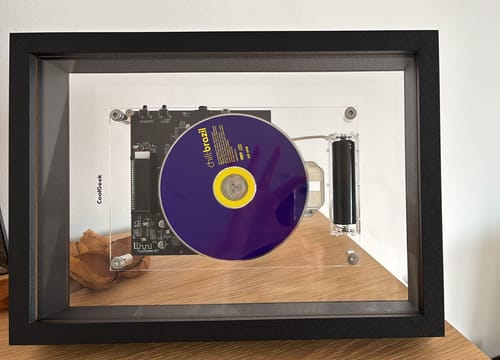 Customer photo review of M1 Music Frame CD Player