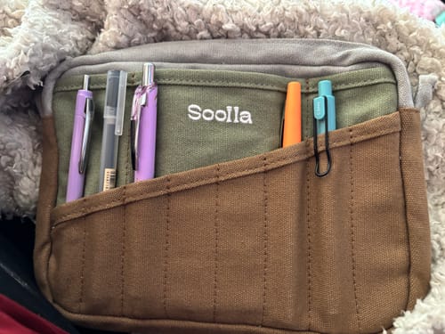 Customer photo review of Soolla® Studio Pouch, Good Earth