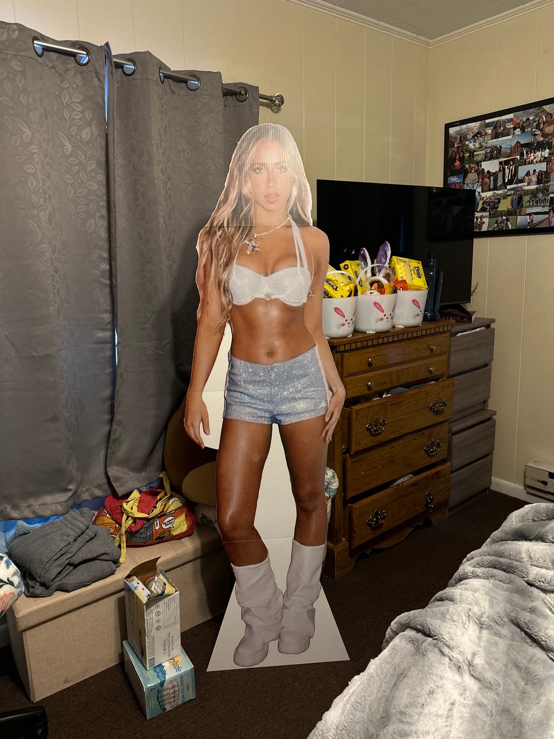 Customer photo review of Personalized Cardboard Cutouts | Custom Life Size Cutout