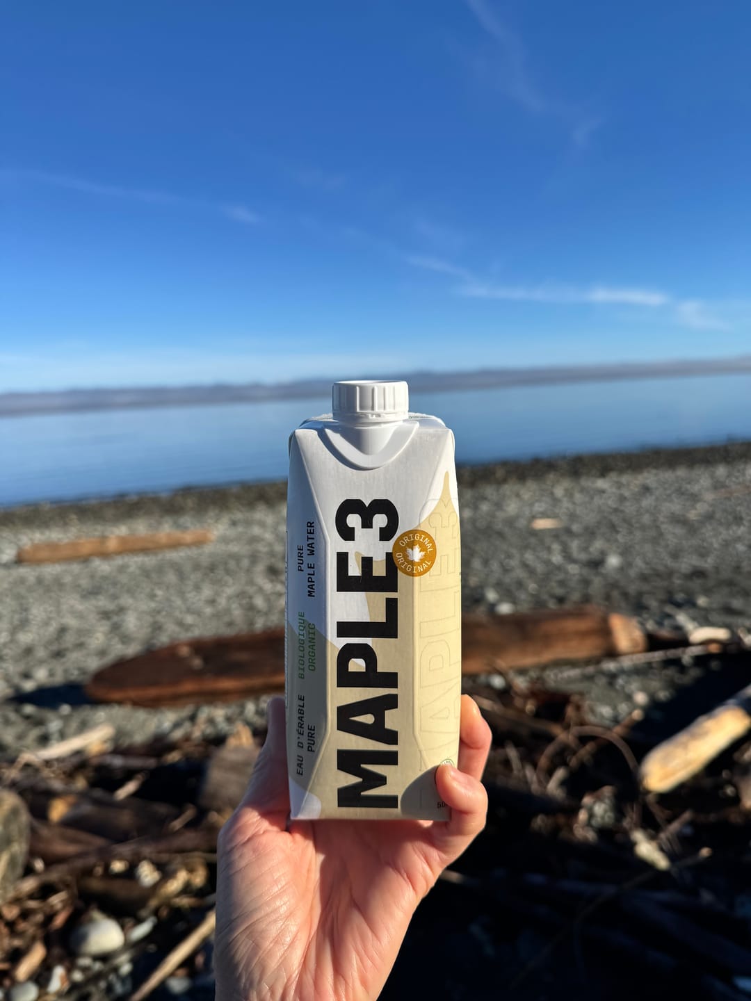Customer photo review of Pure Organic Maple Water
