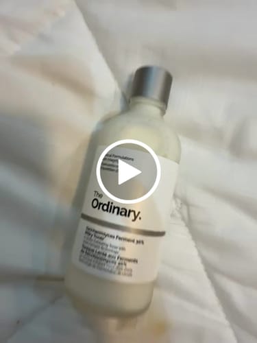 Customer video review of تونر حليبي ساكاروميسيس المخمّر 30٪ من ذا اورديناري - 100مل