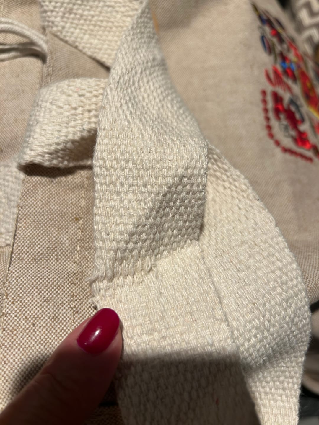 Customer photo review of Чанта с копче  - Самоковска шевица