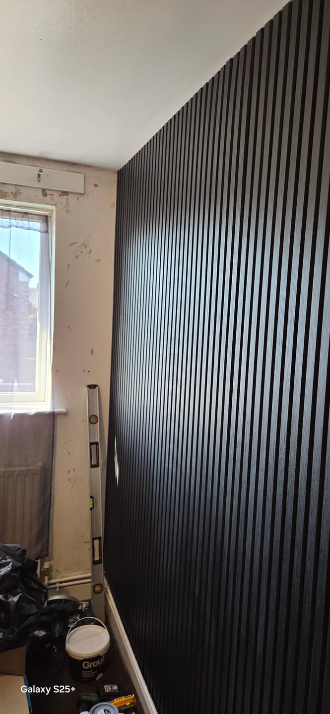 Customer photo review of Premium Acoustic Wall Panels - Black