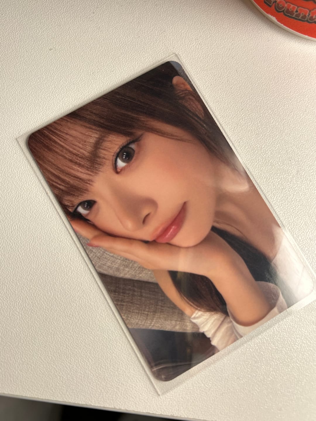 Customer photo review of PREMIUM PHOTOCARD SLEEVES - PURPLE VERSION (57x88MM)