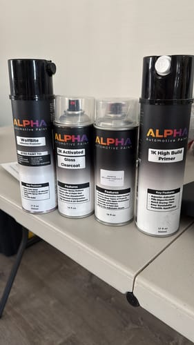 Customer photo review of 2k HS Spray Can Clearcoat