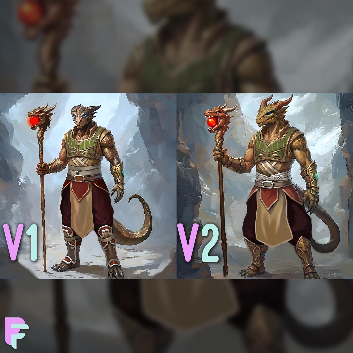 Customer photo review of Game Character Portrait