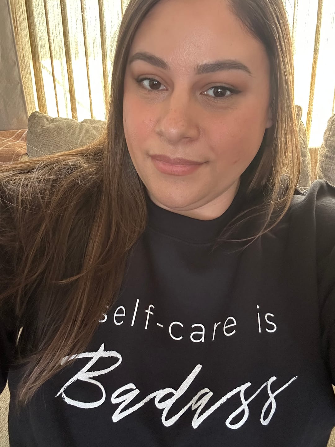 Customer photo review of Friends Font Therapy T-Shirt