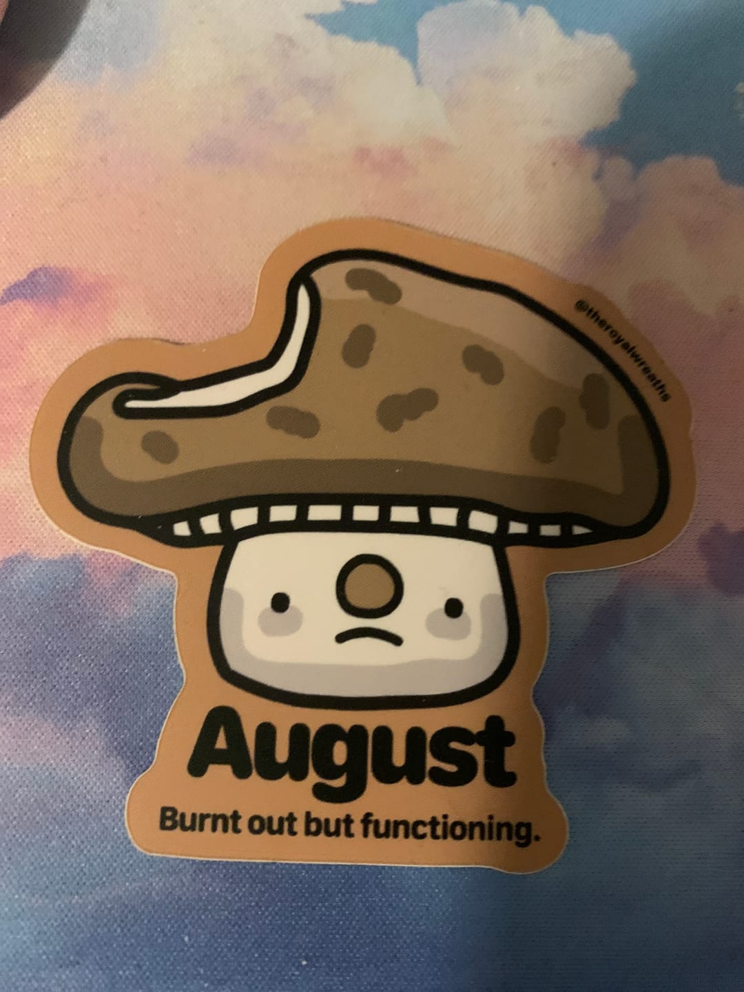 Customer photo review of Forgotten Fruit Month Stickers