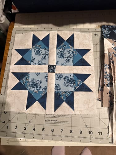 Customer photo review of Month 2 - Tulip Bellflower - Block Of The Month