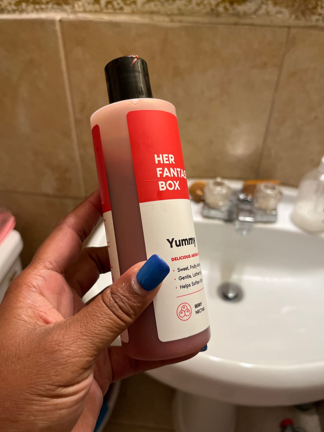 Customer photo review of Yummy Organic Body Wash - Hydrating & Juicy Daily Use