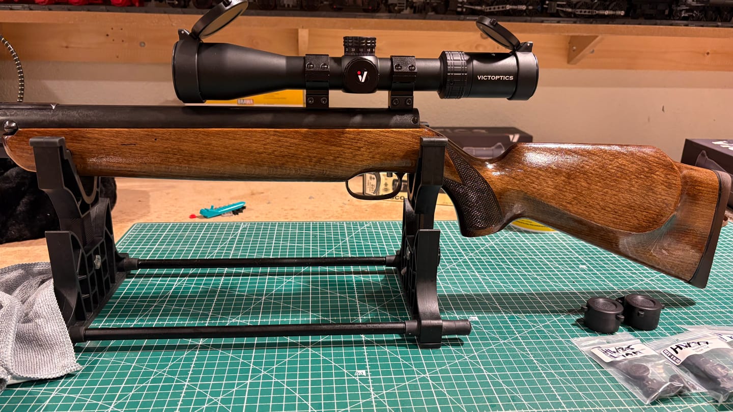 Customer photo review of Air Gun Scope | Victoptics S4 4-16x44 MDL SFP (OPSL16)