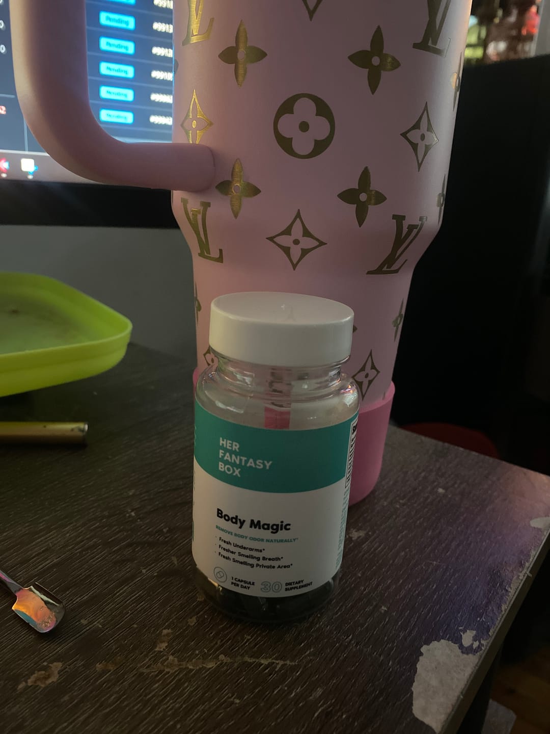 Customer photo review of Body Magic Chlorophyll Pill for Feminine Odor - 3 pk