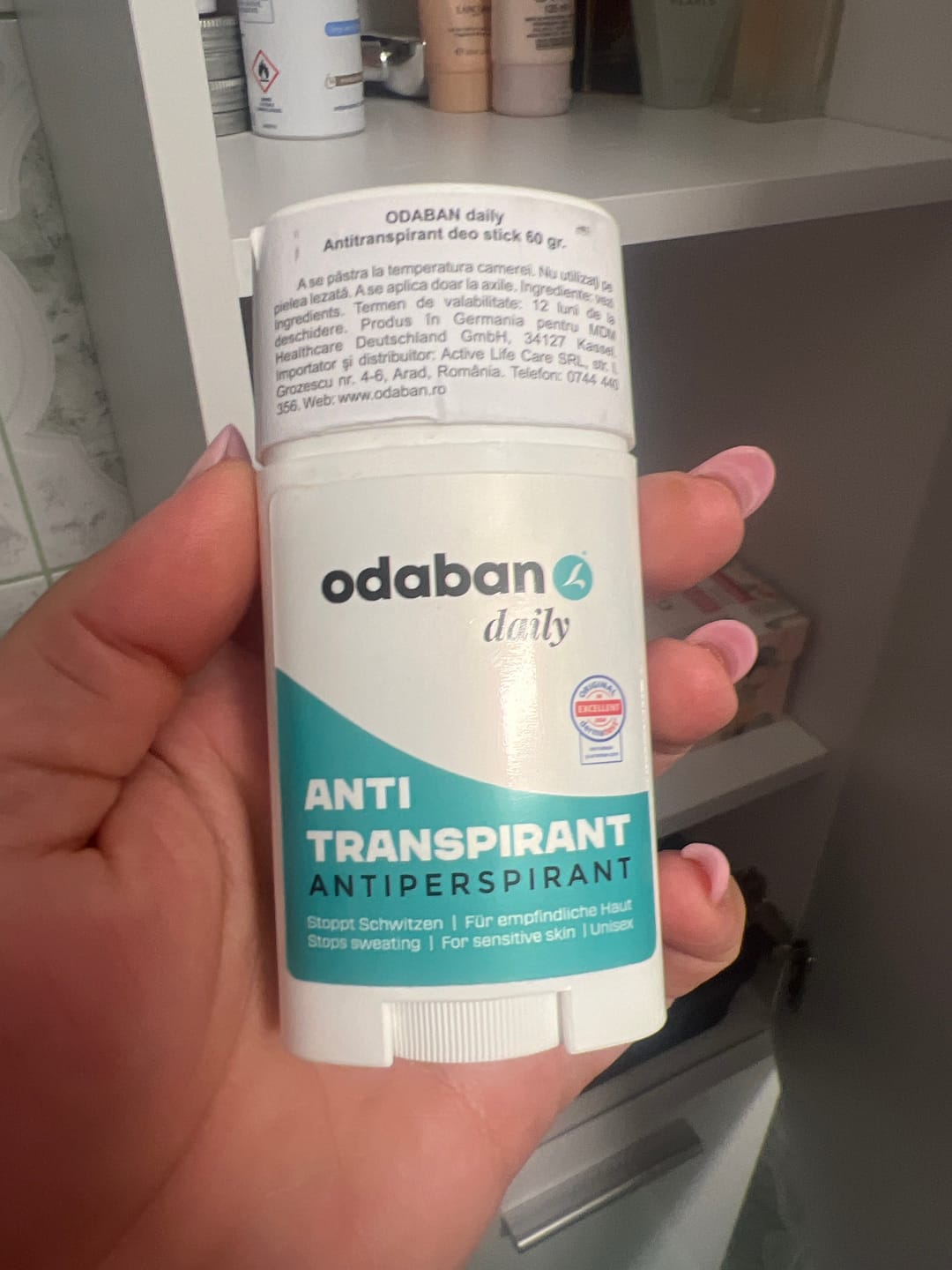 Customer photo review of odaban® Daily An­ti­perspirant Deo Stick