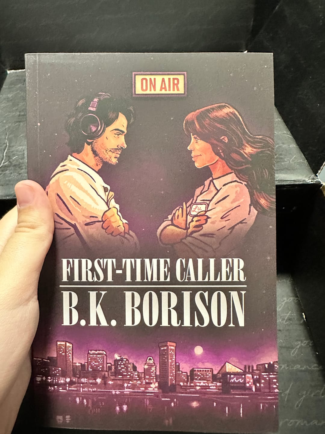 Customer photo review of First-Time Caller by B.K. Borison