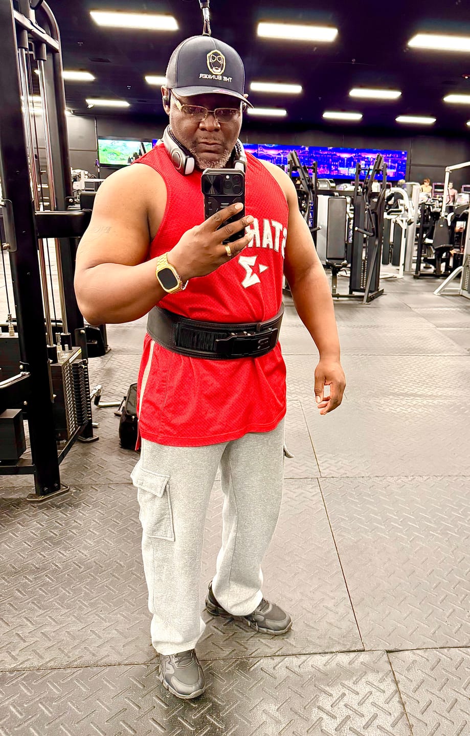 Customer photo review of Ratchet Lever Belt