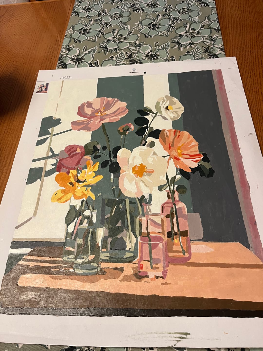 Customer photo review of Beauty in glass | Paint by Number