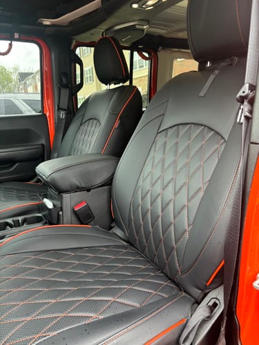 Customer photo review of Premium Custom-Fit Seat Covers