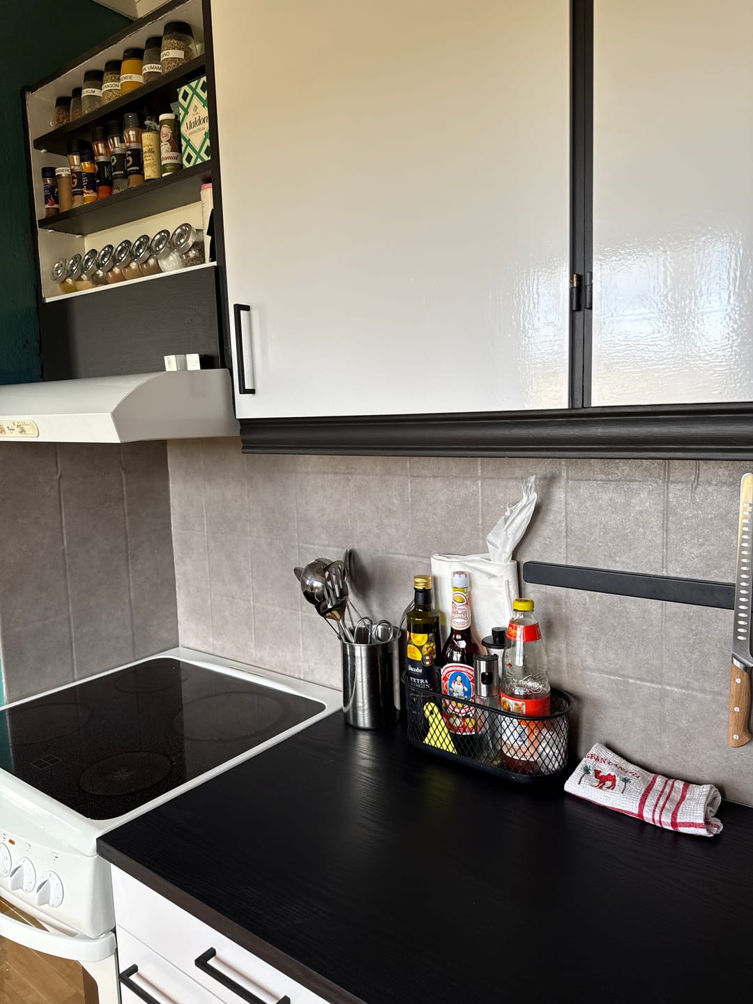 Customer photo review of Treverk sort matt kontaktplast