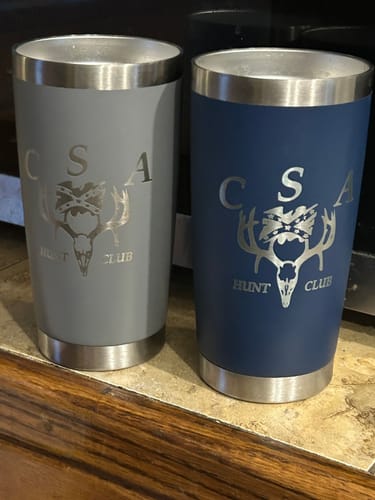 Customer photo review of (6 Pieces) Laser Engraved Tumbler | 20 oz