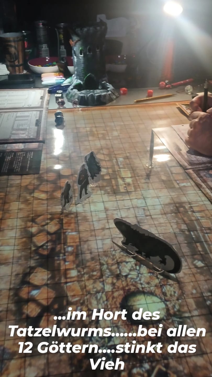 Customer photo review of Premium RPG Spielmatten-Set (bestickt und gummiert)