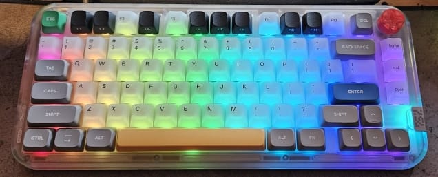 Customer photo review of NuPhy Kick75 Hybrid-Profile Custom Wireless Mechanical Keyboard