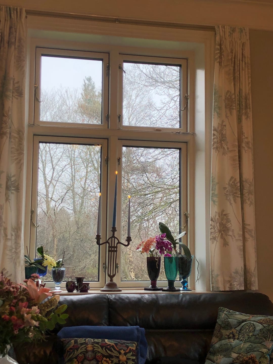 Customer photo review of LED Kertelys med Lak, 2 stk (38 cm) Isblå