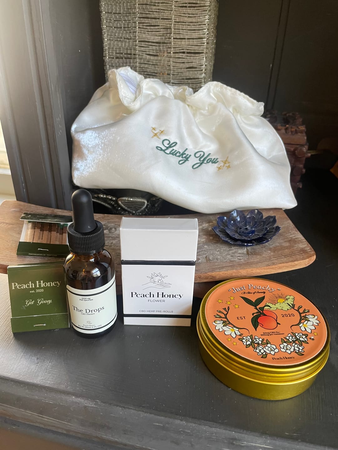 Customer photo review of "Just Peachy" CBD Gummies