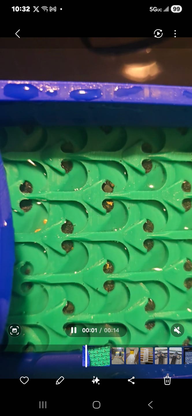 Customer photo review of Gold Clean Up Buddy - Dream Mat Exclusive Sluice Box | Gold Prospecting Equipment