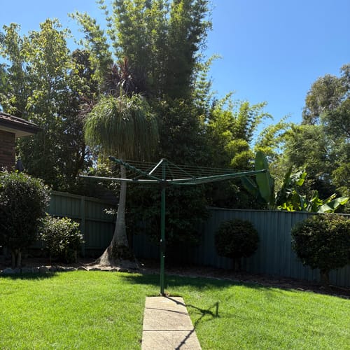 Customer photo review of Hills Hoist Rotary 6 Line Clothesline