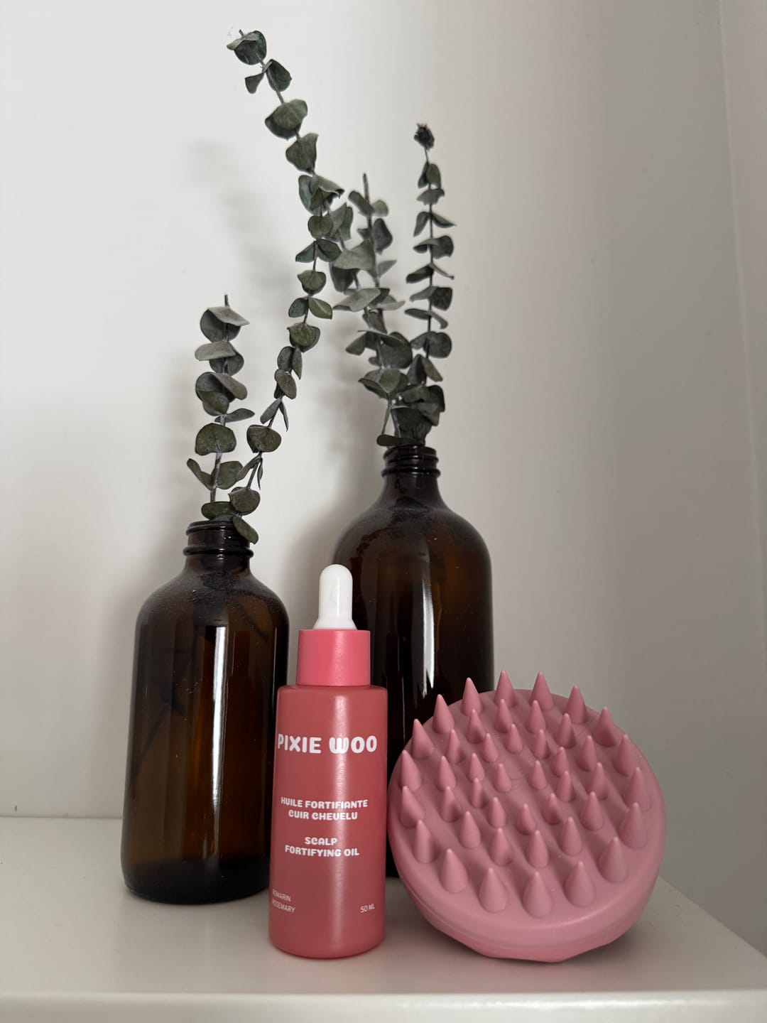 Customer photo review of Pre-Wash Fortifying Rosemary Oil for Scalp