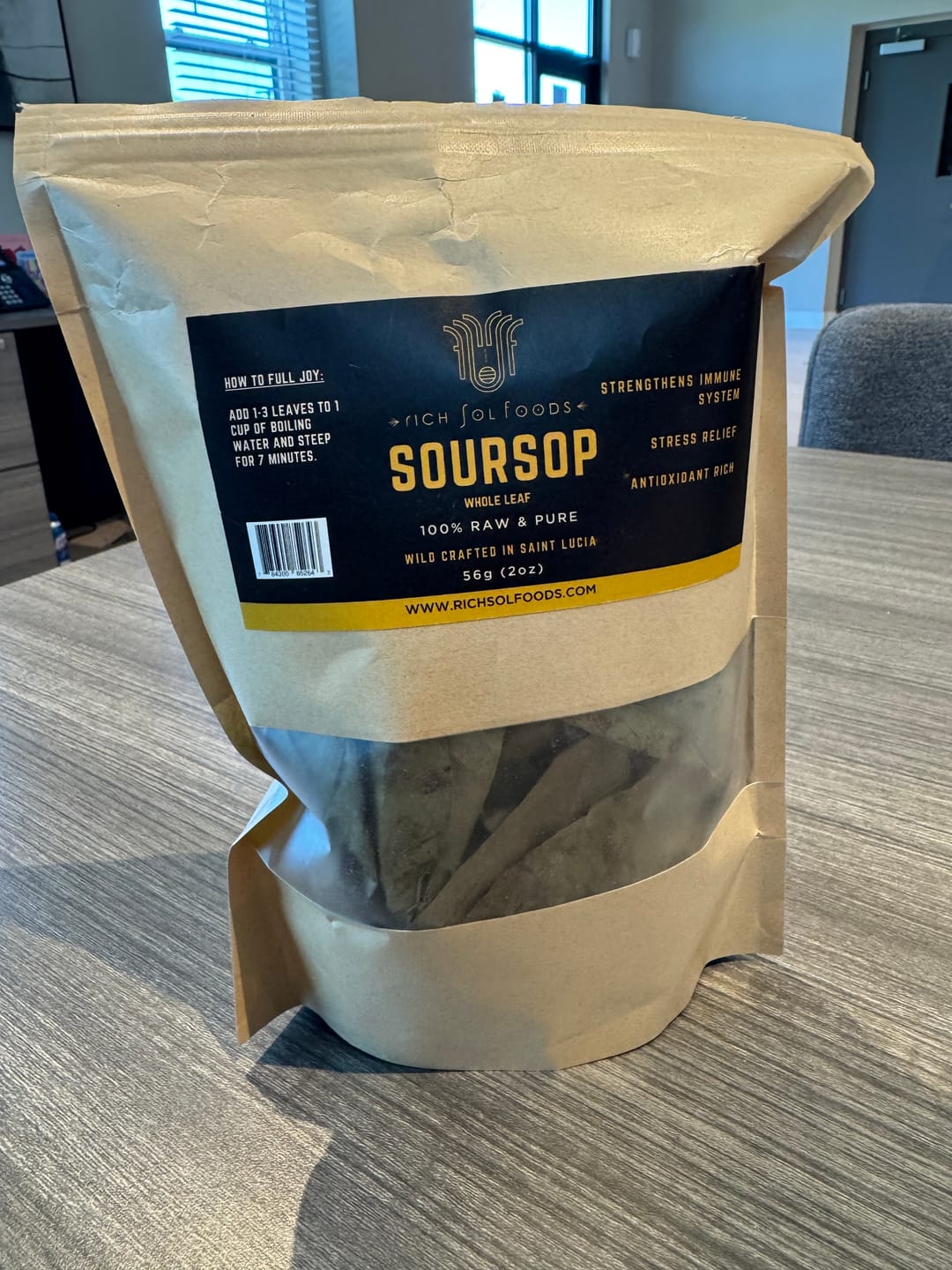 Customer photo review of Soursop Leaf