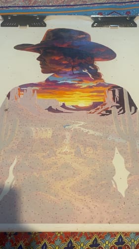 Customer photo review of Frontier Sunset Rider (80 Colors)
