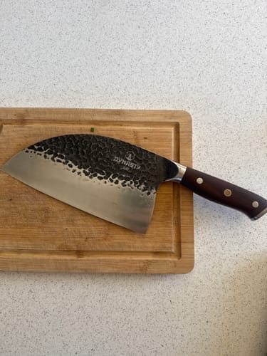 Customer photo review of Dynasty Series Serbian Cleaver