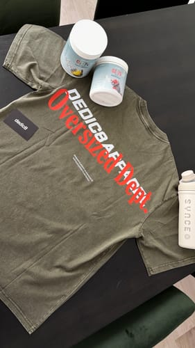 Customer photo review of Oversized Department Tee