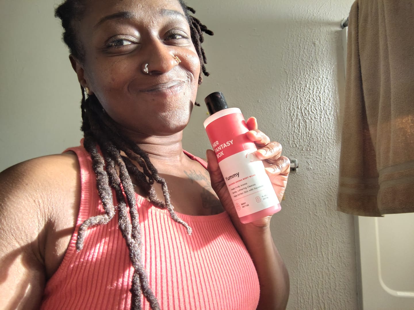 Customer photo review of Yummy Organic Body Wash - Hydrating & Juicy Daily Use