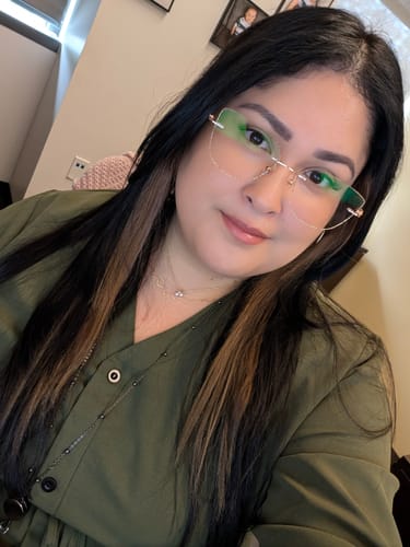 Customer photo review of Mitzy Eyeglasses