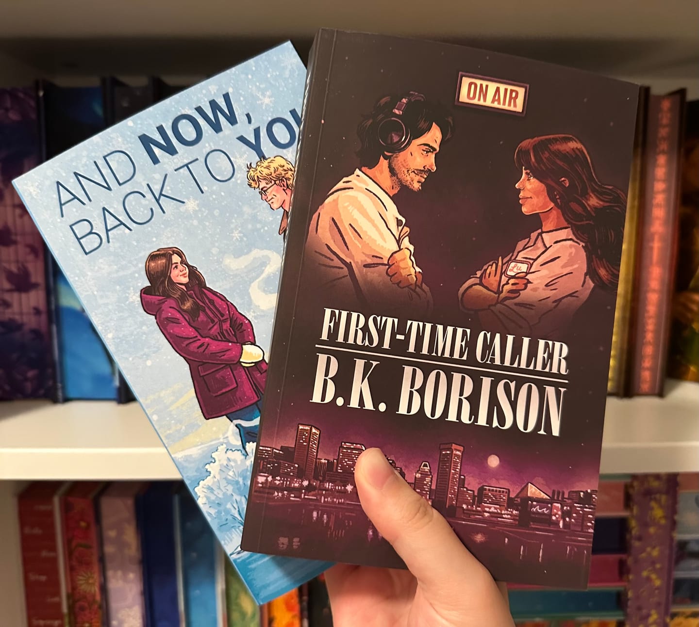 Customer photo review of First-Time Caller by B.K. Borison