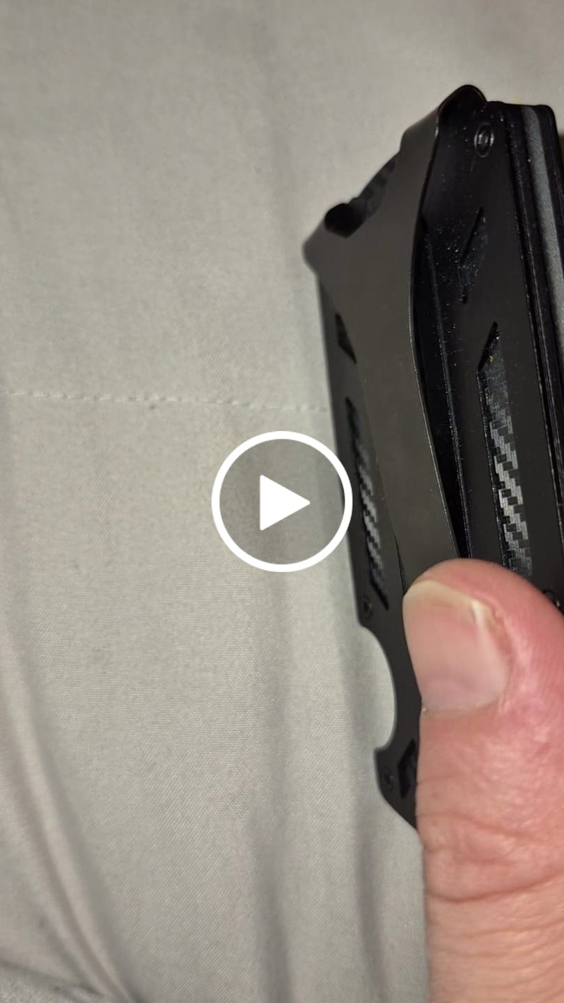 Customer video review of Tactical Wallet — Aircraft-Grade Aluminum