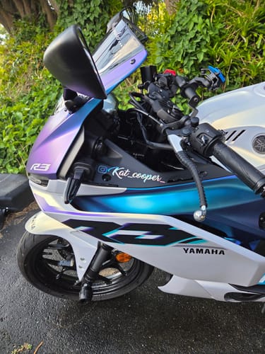 Customer photo review of Personalised Holographic Instagram Decal Sticker