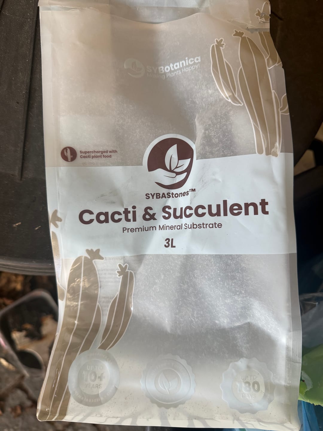 Customer photo review of Cacti & Succulent Mineral Mix