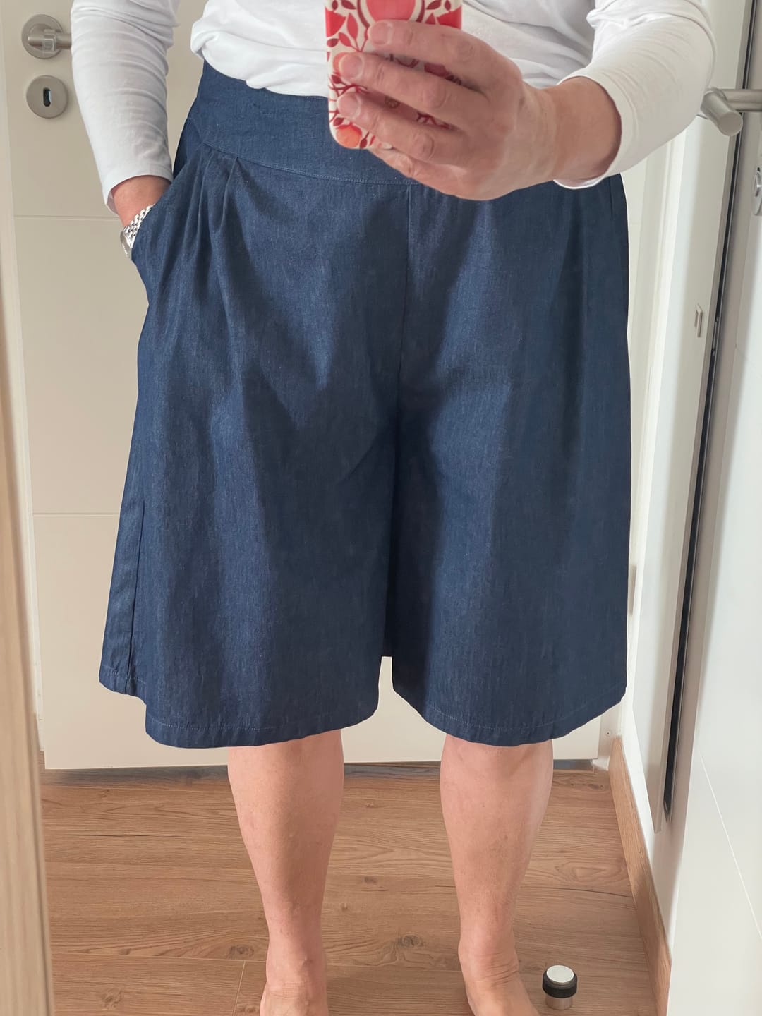Customer photo review of Bermuda Eline - Jean de coton