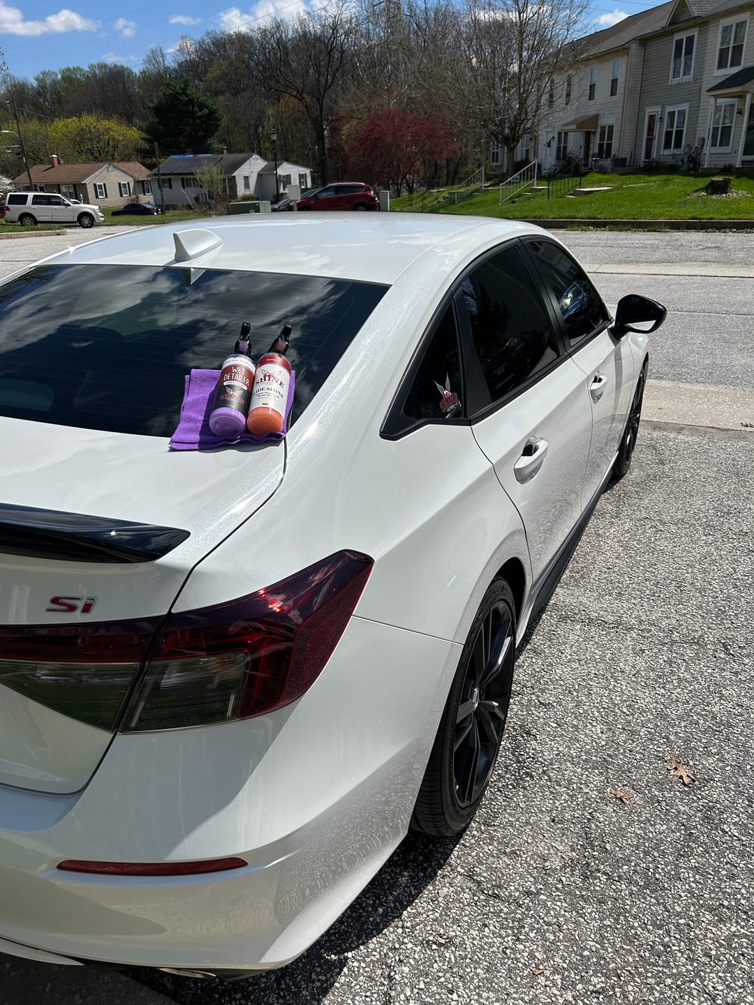 Customer photo review of Ride Shine - 16oz. w/ Black Sprayer