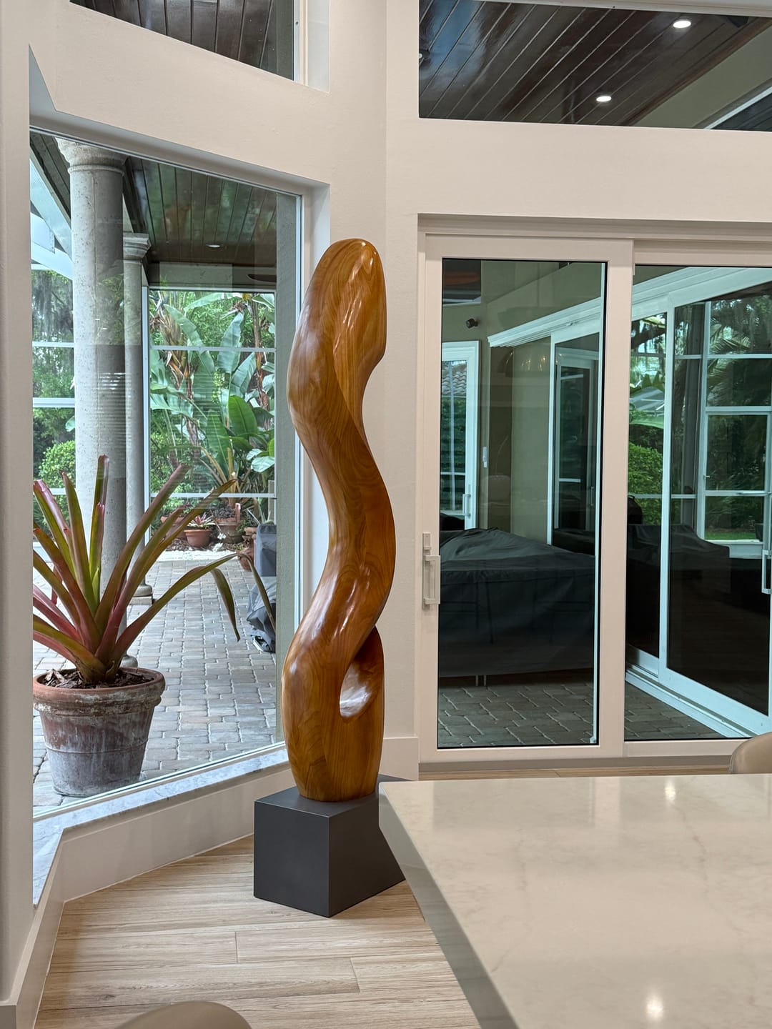Customer photo review of Large Wooden Sculpture #WAB303