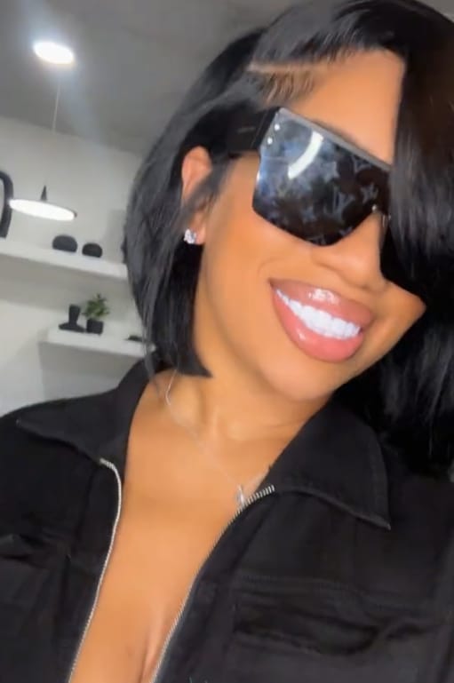 Customer photo review of Luvwin Side Parted Layered Texture Bob Wig 5x5 Closure Wig For Black Women