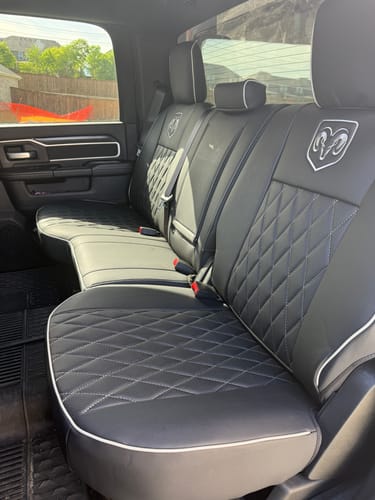 Customer photo review of Premium Custom-Fit Seat Covers