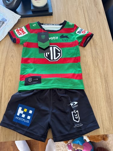 Customer photo review of 2026 South Sydney Rabbitohs Home Infant Kit